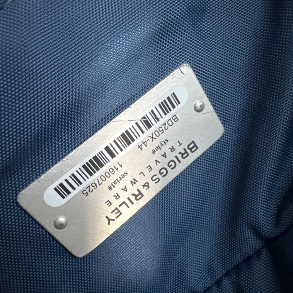 Briggs & Riley Blue and Gray Backpack - Picture 4 of 6
